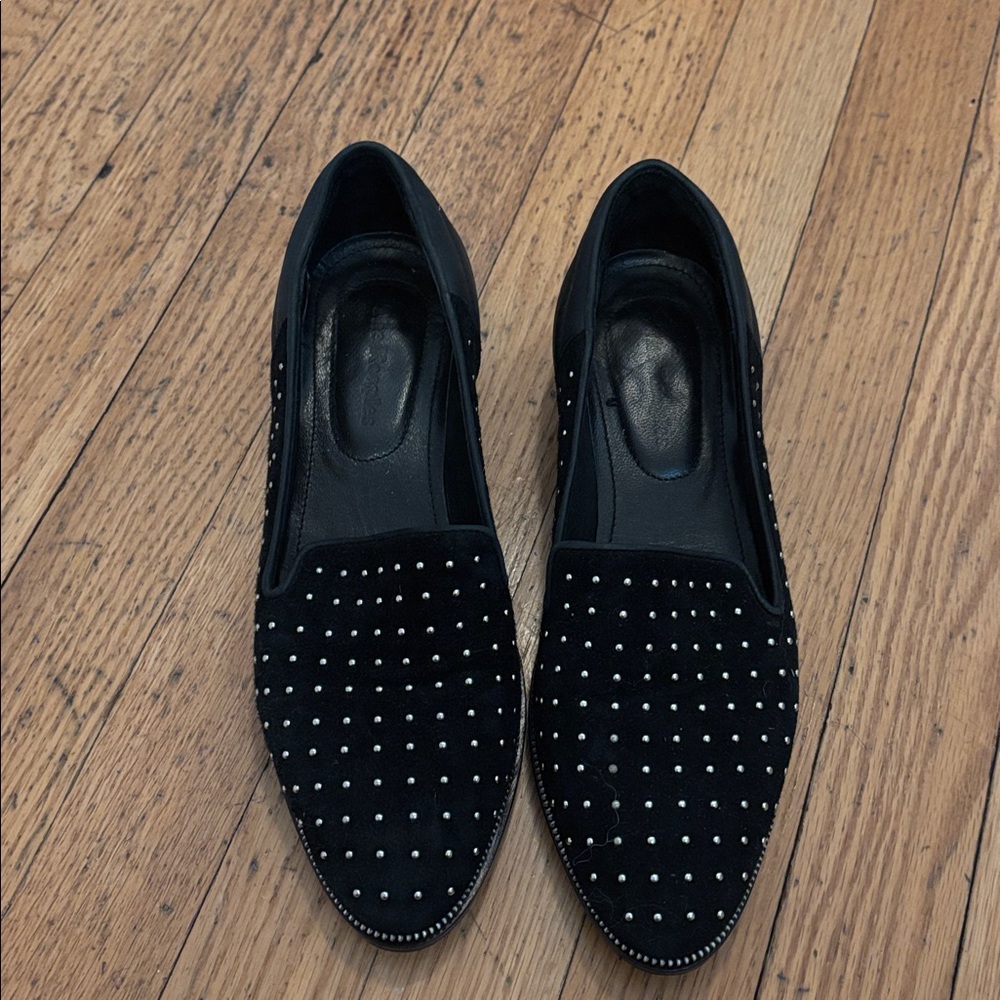 The Kooples Studded Black Loafers